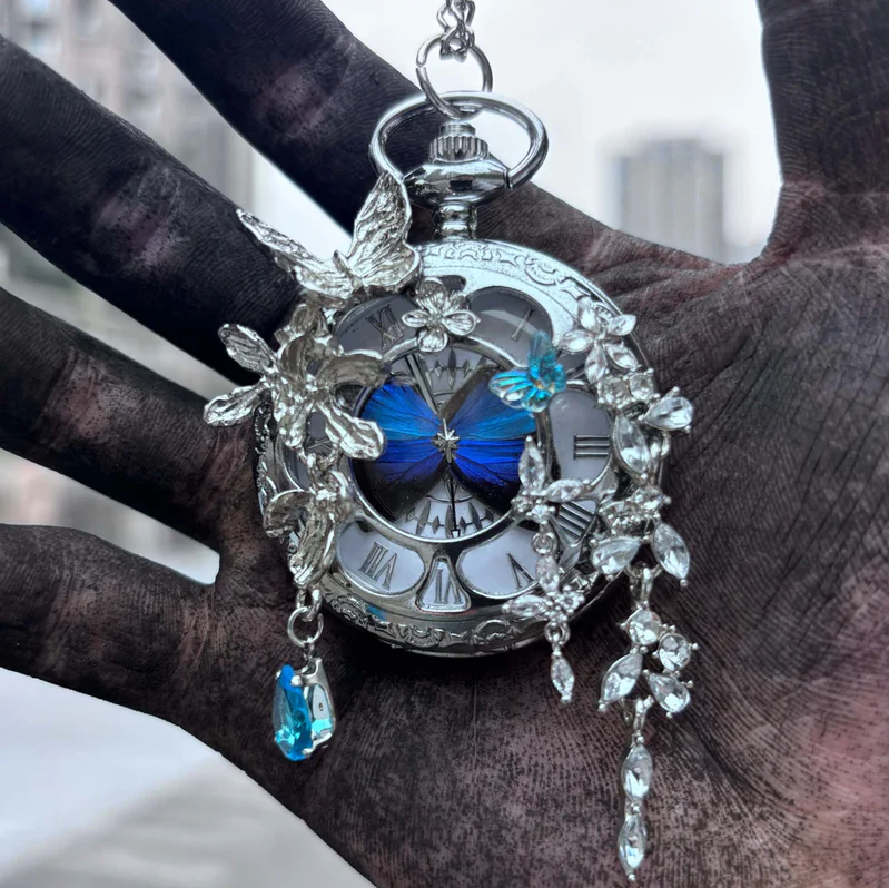 Butterfly In time Pocket watch